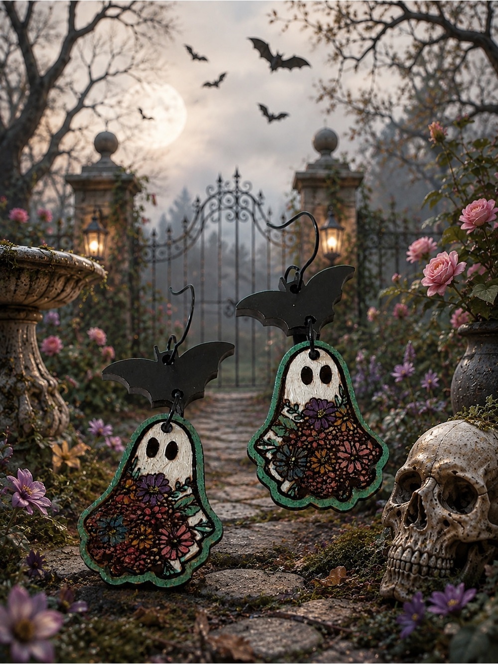 Handmade Leather Garden Ghosties